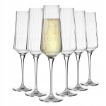 Krosno Lumi taurės &scaron;ampanui ir prosecco, 6 vnt.