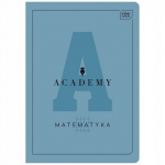 A5 60 lapų sąsiuvinis "academy" su liniuote "kratka"
