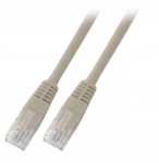 Patchcord Utp kat.5e pilkas 1m Pvc