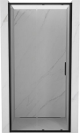 Mexen Exo stumdomos du&scaron;o durys 100 cm, skaidrios, juodos - 8151-100-000-70-00, 100x200 cm