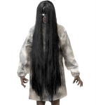 BLACK EVIL SPIRIT WIG - 100 CM - in polybag