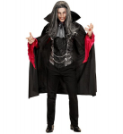 VAMPIRE (shirt with vest, jabot with medallion, cape)