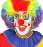 Yellow "GIANT CLOWN GLASSES"