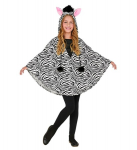 ZEBRA (hooded poncho)
