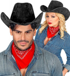 SUEDE LOOK COWBOY HAT