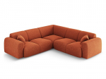 L formos mink&scaron;tas kampas Micadoni Home Nolio, Terracotta
