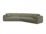 U formos mink&scaron;tas kampas Micadoni Home Strino, Dark Olive Green