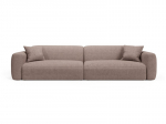 Keturvietė sofa Micadoni Strino, Cappuccino