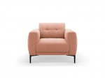 Fotelis krėslas Micadoni Bemy, Pink