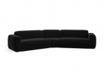 U formos mink&scaron;tas kampas Micadoni Home Strino, Black