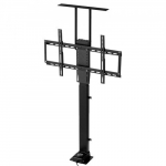 Motorizuotas TV pakėlimo stovas, 72.5x17.5x75.5-204 cm, plienas