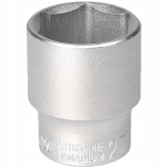 Lizdinis raktas 27mm, 1/2", &scaron;e&scaron;iakampis, trumpas, Cr-v