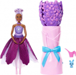 Barbė Petal Pop gėlės staigmena &ndash; violetinė ramunės lėlė