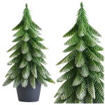 Dekoratyvinė dirbtinė Kalėdų eglutė vazone, 32 x 12 cm