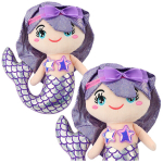 Mink&scaron;tas žaislas Undinėlė, 25 cm, violetinė