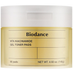 Veido kaukės &bdquo;Biodance Vita&ldquo; niacinamido geliniai toniko padeliai &ndash; skaistinantys, drėkinantys, glotninantys