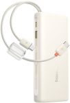 Atsarginis maitinimo &scaron;altinis ("Power Bank") Baseus 20000mah 100w Powerbank su ekranu, 2x Usb-c, smėlio spalvos