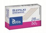 Metalinės siuvimo segtukai, 28mm, 50g, 10 vnt.