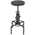 Reguliuojamo auk&scaron;čio baro kėdė Costway ,59,5-75 cm