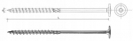 Cinkuotas medvaržtis su flan&scaron;u Torx 10x260mm, 50 vnt.