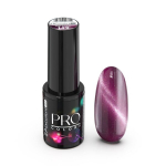Hibridinis nagų lakas Excellent Pro Pro Colors Cat Eye 112 Pink Galaxy violetinis 7 g