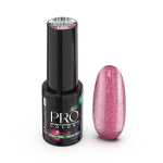 Hibridinis nagų lakas Excellent PRO 100 Rosy Twinkle, be HEMA, atspindintis &bdquo;cat eye&ldquo; efektas