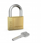 Gerda Brass Plus Kmkn S60 spyna &ndash; 3 raktų, žalvarinė