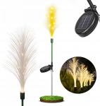 Saulės &scaron;viesa "žolė" 80cm Led su sutemų jutikliu