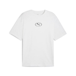 PUMA laisvalaikio mar&scaron;kinėliai vyrams PUMA SPORT RELAXED GRAPHIC TEE PUMA White - 68824202, balti