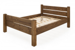 Lova Gerda 90x200 tamsiai ruda