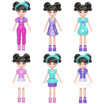 Žaislas Polly Pocket JKR51 Didelis Pakabuko Kompaktinis Žaidimų Rinkinys
