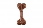 MR. STRONG &scaron;unų žaislas, kaulas dantims, barbekių kvapo, plastikinis, rudas 12,5 cm