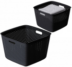 Plastikinis organizavimo dėklas 28,5 L, tvirtas indas namams