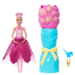 Lėlė Barbie &bdquo;Petal Pop Pink Tulip Surprise&ldquo; JMF57 Kvapni gėlės staigmena