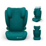 Automobilinė kėdutė Kinderkraft Junior Fix 2 Plus, Green, 100-150 cm