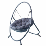Lykke pakabinamas kreslas Comfort, antracitas