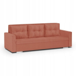 Sofa-lova FOLLER 3-vietė Raudona &Scaron;iuolaikinio dizaino su miego funkcija