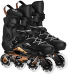 Riedučiai Nils Extreme Slayd NA1601, juodi, slalomui, ABEC-9