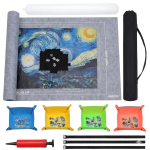 Puzlių kilimėlis 1500 det. poliesteris, pilkas