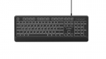 GEMBIRD SLIM WIRED BACKLIGHT KEYBOARD BLACK, US LA