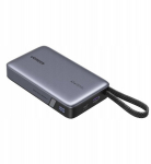 Atsarginis maitinimo &scaron;altinis ("Power Bank") Ugreen Pb550 Powerbank 20000mah 67w Usb-a/usb-c Pilkas