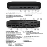 Ne&scaron;iojamas kompiuteris Komputer poleasingowy HP Grade B | EliteDesk 800 G6 | i5-10500T | 16GB | 256GB SSD | Intel UHD Graphics 630 | WiFi | W11 Pro