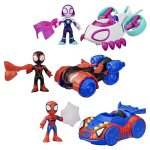 Žaislinė ma&scaron;inėlė su figūrėle Hasbro Spidey and His Amazing Friends (Žmogus-voras) G19525L0