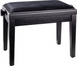 Pianino kėdė K&M 13921 juoda matinė, veliūras