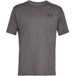 Vyri&scaron;kas mar&scaron;kinėlis Under Armour Sportstyle Left Chest SS, tamsiai pilkos spalvos 1326799 019, S
