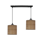 Candellux pakabinamas &scaron;viestuvas Legno 32-18328, juodos/rie&scaron;utmedžio spalvos