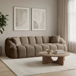 Keturvietė sofa Octavio, ruda