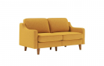 Dvivietė sofa Robin 2, garstyčių/rie&scaron;utmedžio spalvos