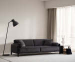 Trivietė sofa Nora, pilka