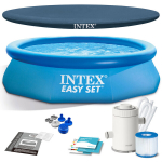 Sodo i&scaron;siplėtimo baseinas 305 x 76 cm 4 viename Intex 28122